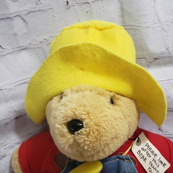Sears Craftsman Paddington Bear Plush 12" Stuffed Animal Teddy Bear Vintage - Picture 2 of 8